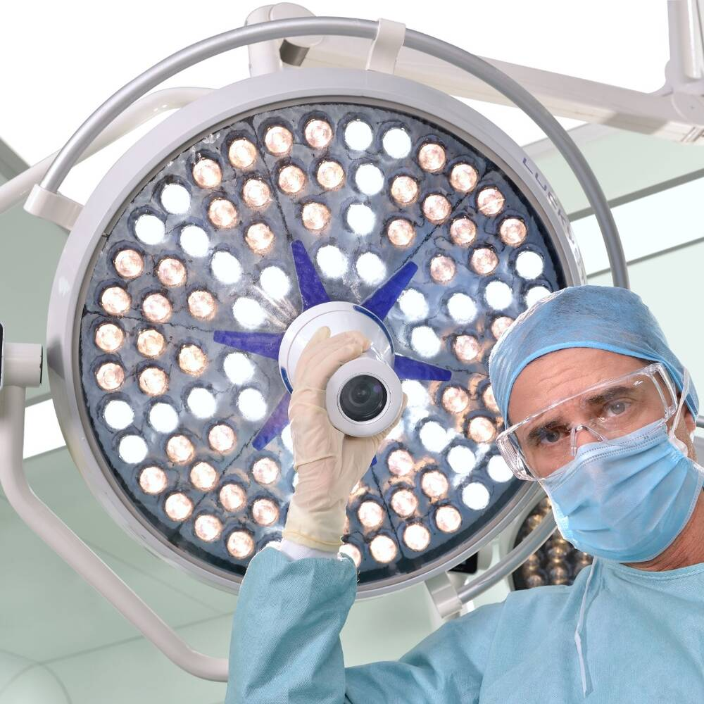 Світильник хірургічний однокупольний стельовий VG Medical Luckystar E528