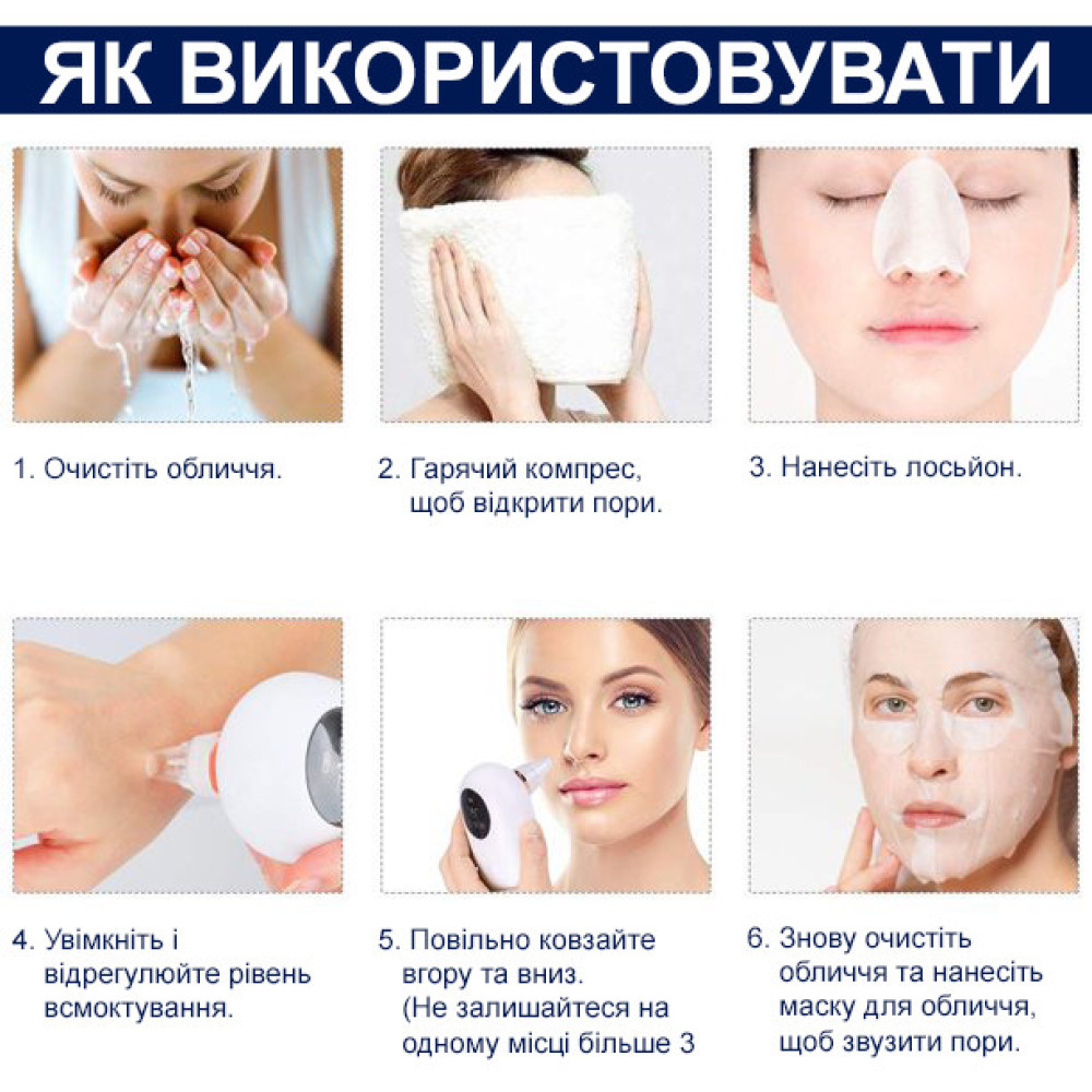 Вакуумний очисник шкіри та пор Medica+ Skincleaner 7.0