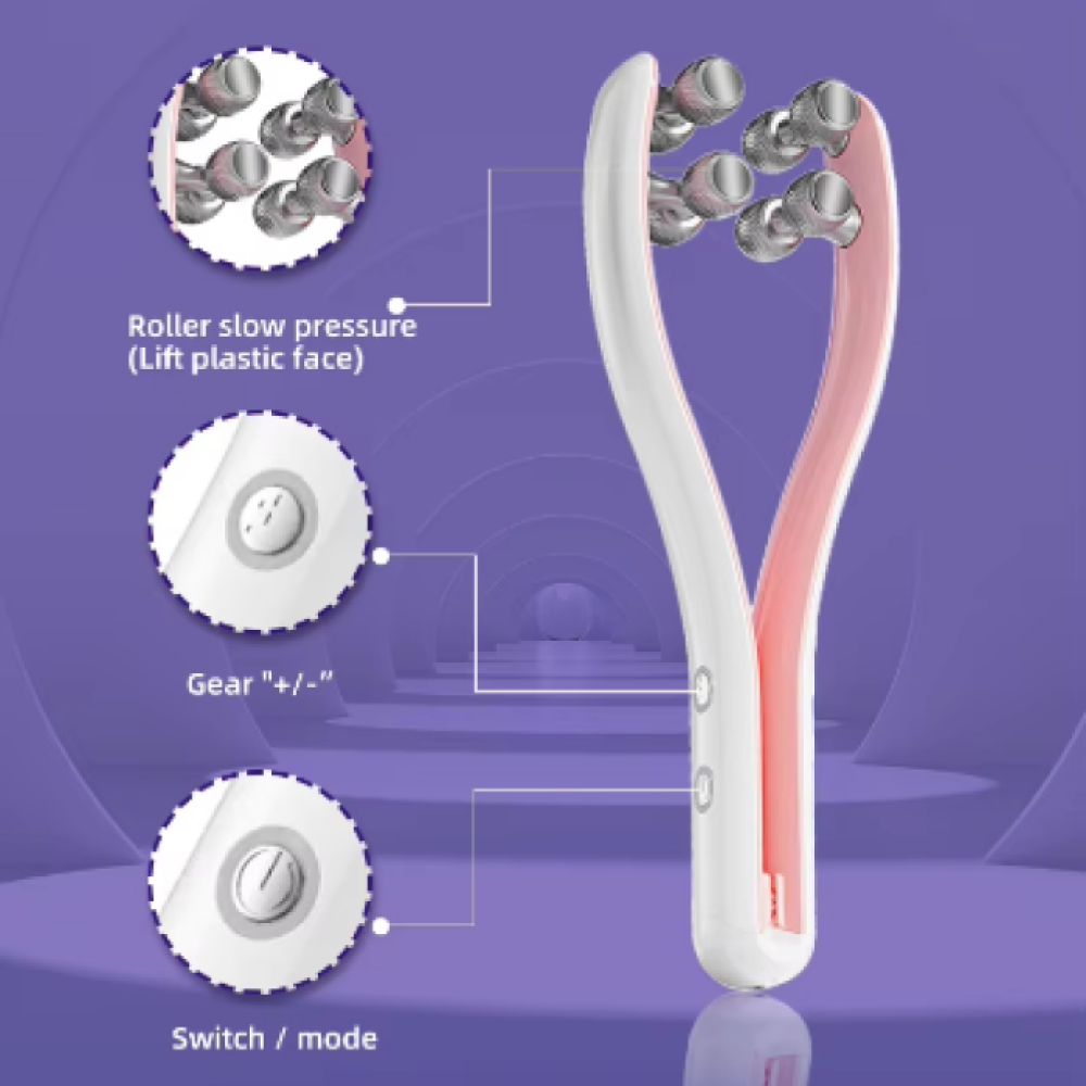Роликовий електричний масажер для обличчя Beauty Gadgets