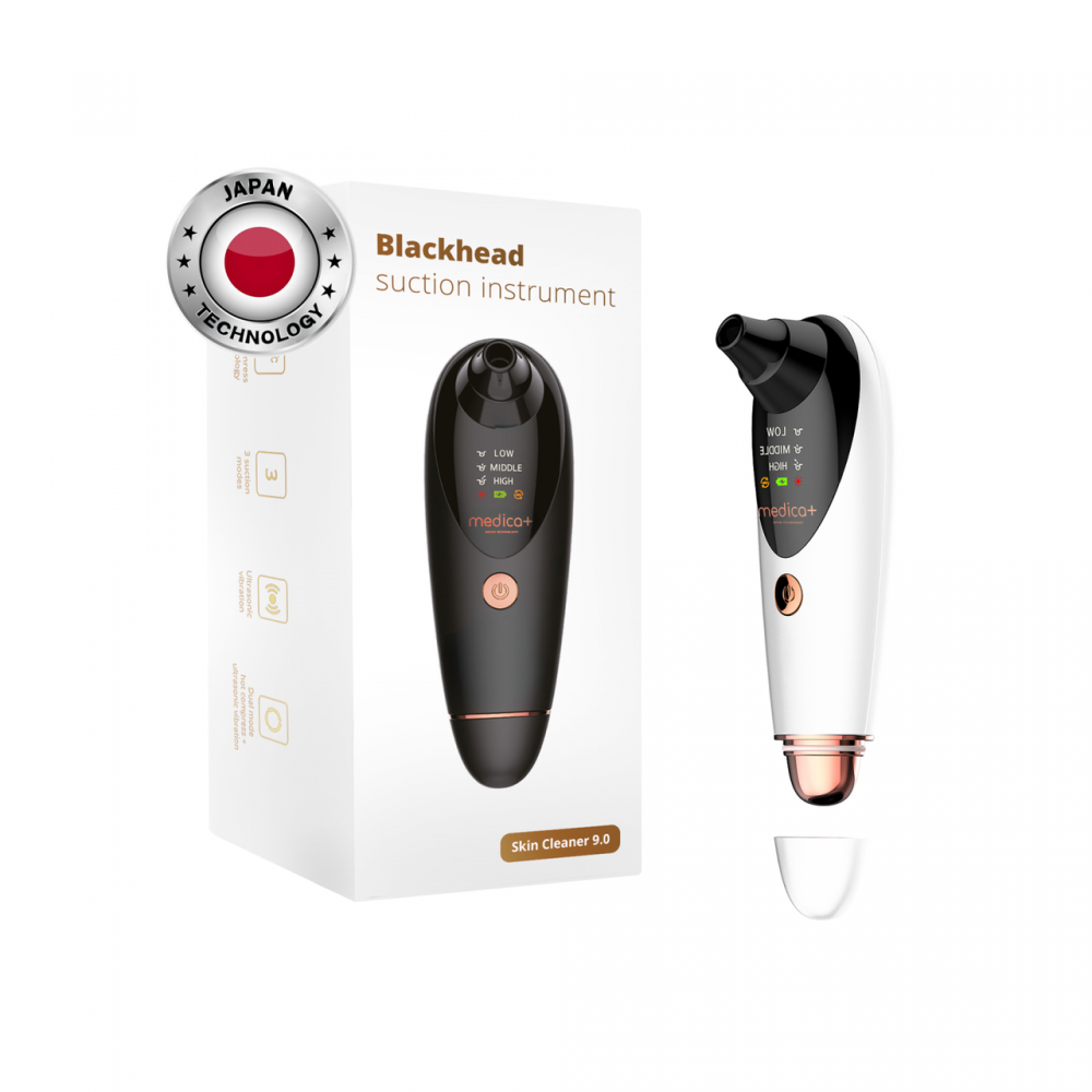 Высокотехнологичный вакуумный очиститель кожи и пор Medica+ SkinCleaner 9.0 WT