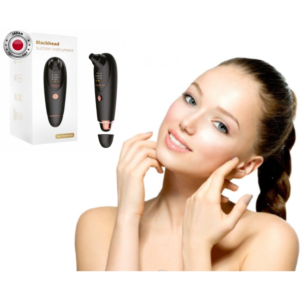Високотехнологічний вакуумний очисник шкіри та пор Medica+ SkinCleaner 9.0 BL