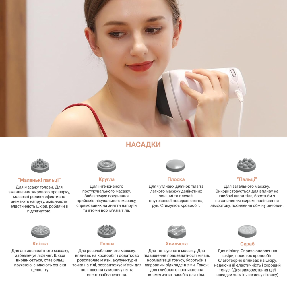 Антицеллюлитный массажер Medica+ MassPro 3.0