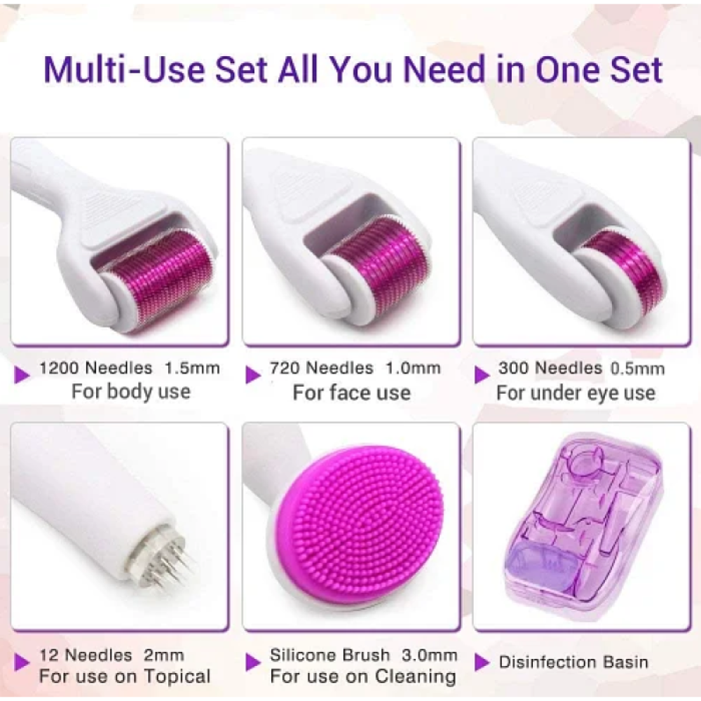 Мезоролер для обличчя й тіла 6 в 1 Beauty Gadgets