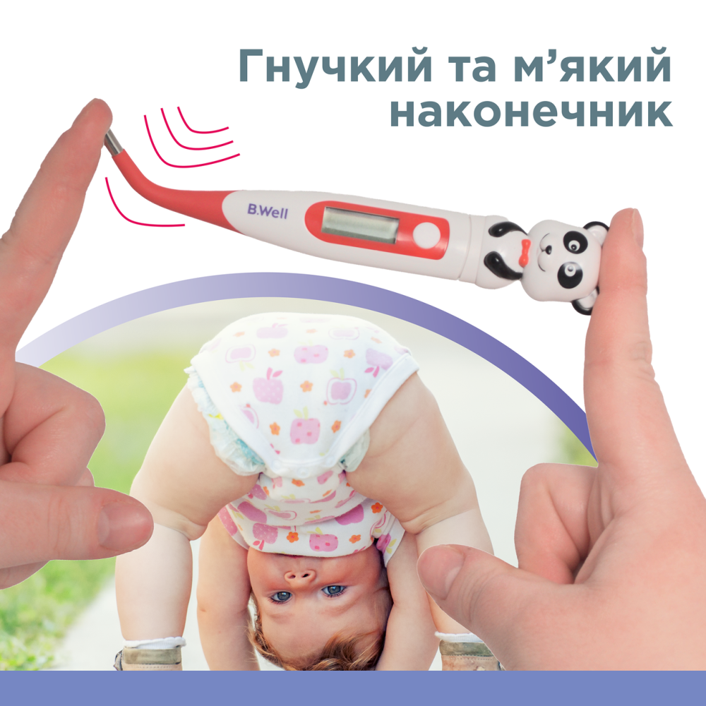 Цифровий термометр з гнучким наконечником PRO-06 flex (Панда)