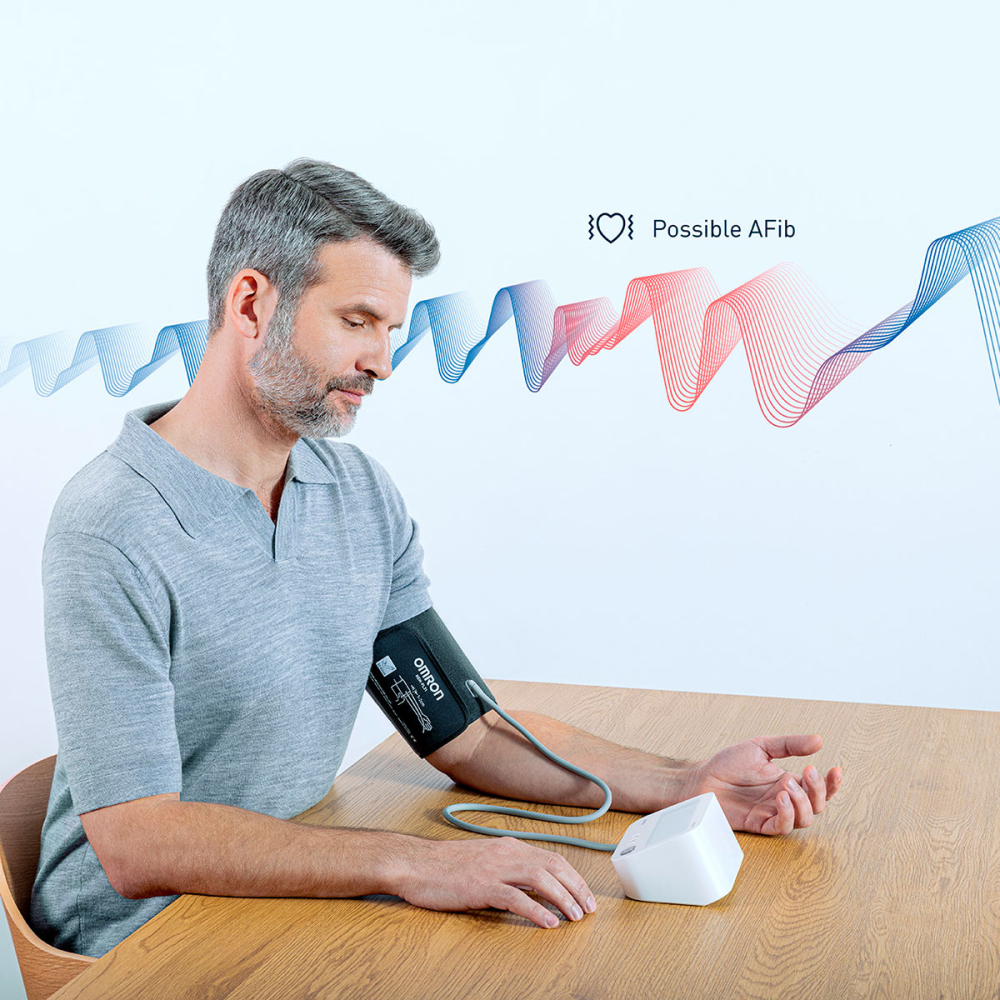 Тонометр автоматический с уникальной манжетой на плечо Intelli Wrap 22-42 см Omron M3 Comfort AFib