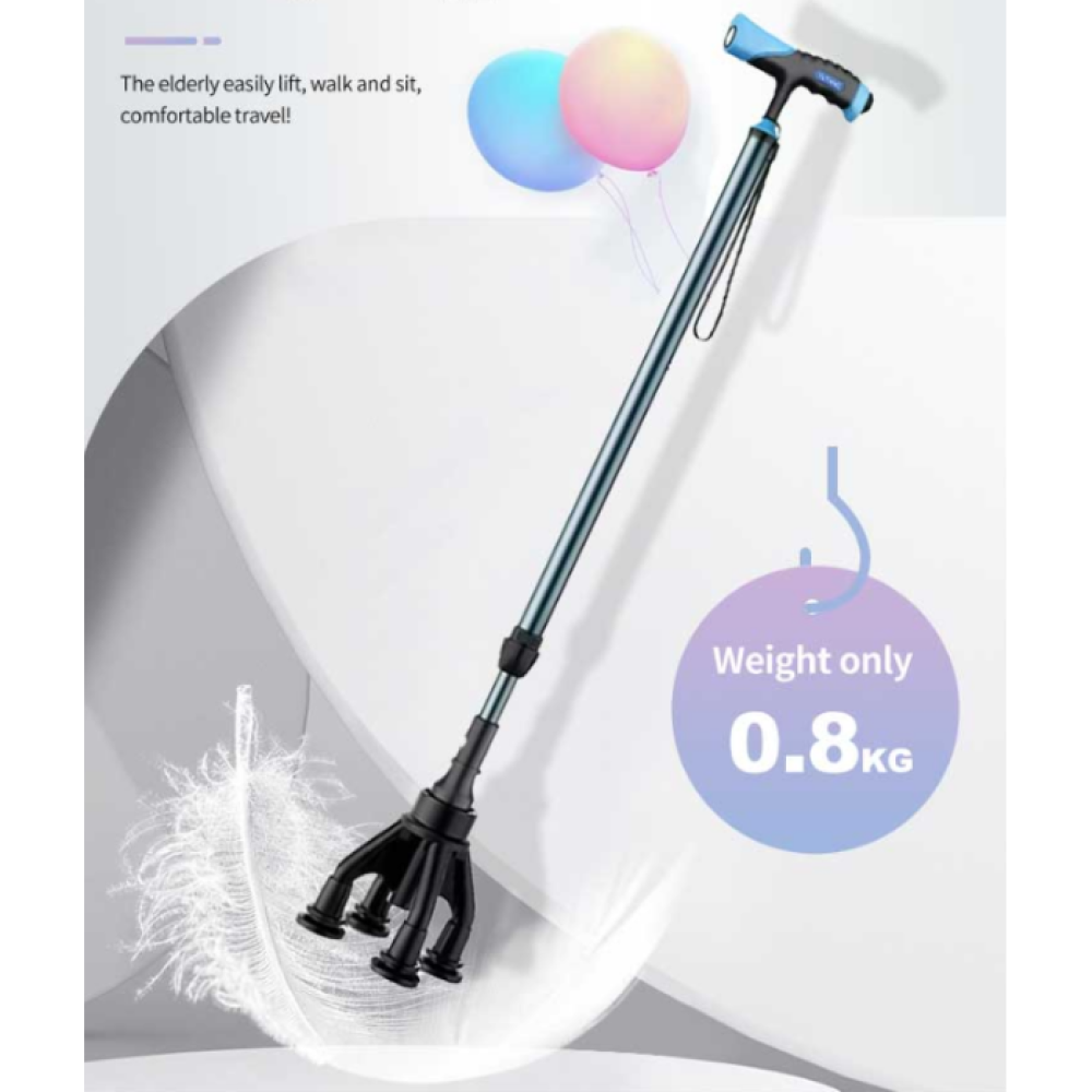 Трость на 4 опорах алюминиевая Beauty Gadgets