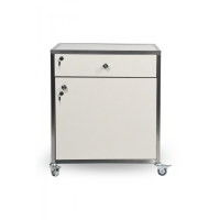 Тумба медицинская мобильная БИОМЕД C.box CMM-1DD-2-NATA ALU