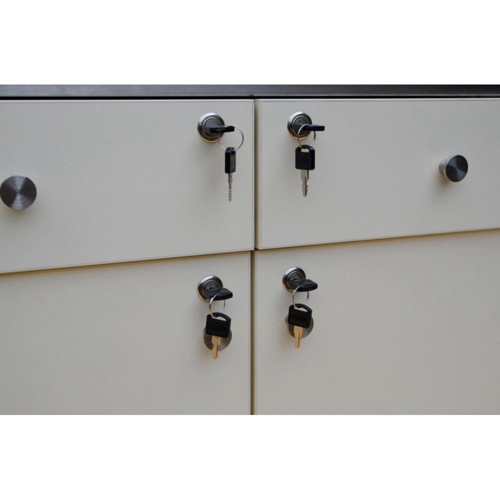 Тумба медична мобільна БІОМЕД C.box CMM-2DD-1-NATA ALU