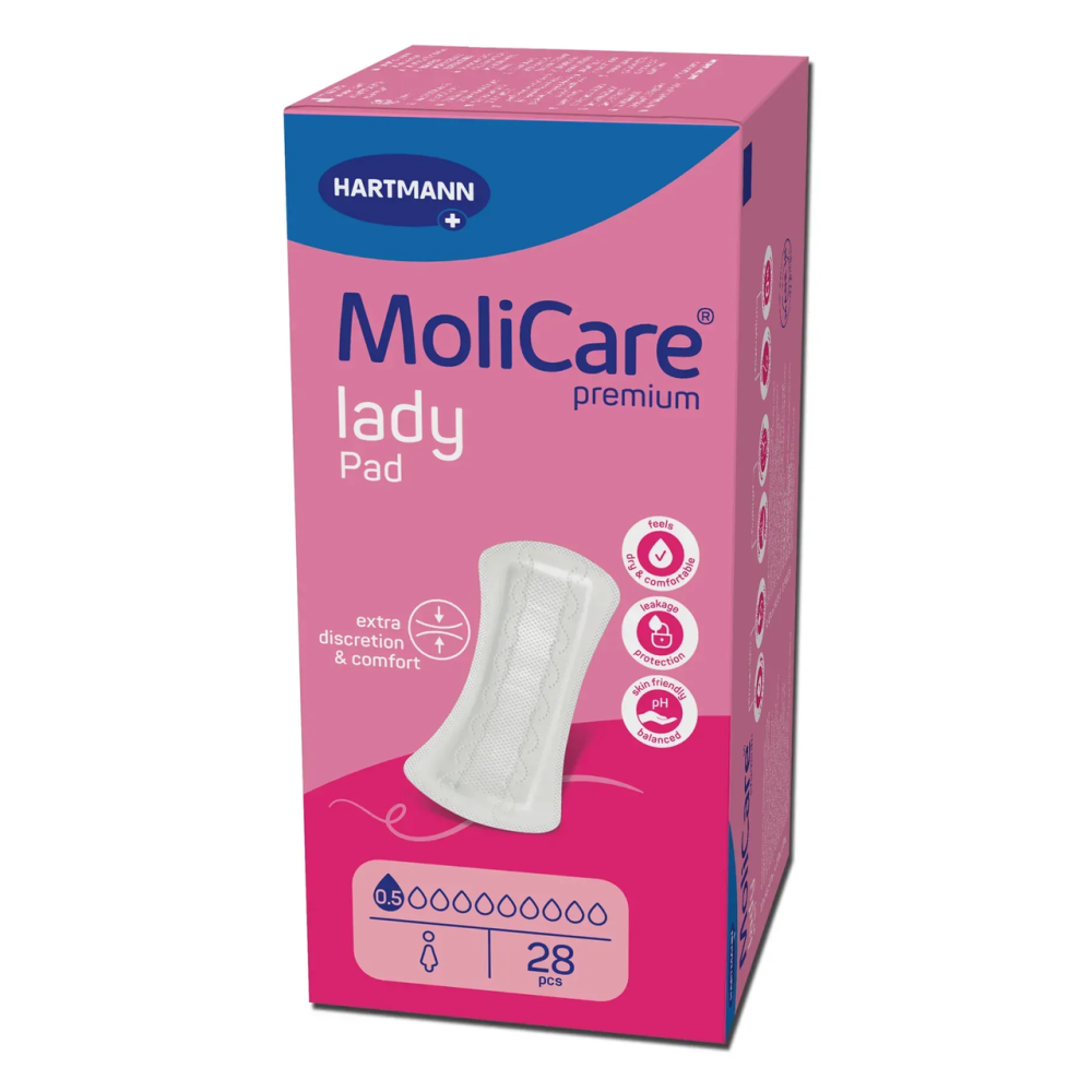Абсорбуючі прокладки при легкому нетриманні сечі MoliCare Premium lady pad 0.5 краплі (28 шт)