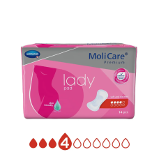 Прокладки урологічні у разі нетримання сечі легкого ступеня MoliCare Premium lady pad 4 краплі (14 шт)