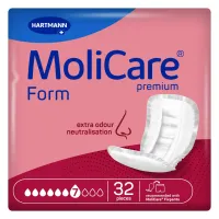 Прокладки анатомічної форми під час нетримання сечі та калу MoliCare Premium Form 7 краплі (32 шт)