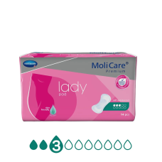 Прокладки урологічні у разі нетримання сечі легкого ступеня MoliCare Premium lady pad 3 краплі (14 шт)