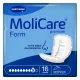Прокладки анатомической формы при недержании мочи и кала MoliCare Premium Form 9 капли (16 шт)