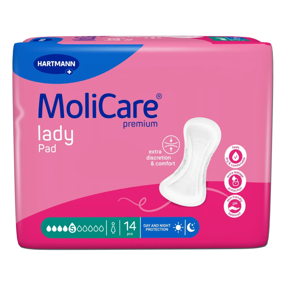 Абсорбирующие прокладки при легком недержании мочи MoliCare Premium lady pad 5 капель (14 шт)