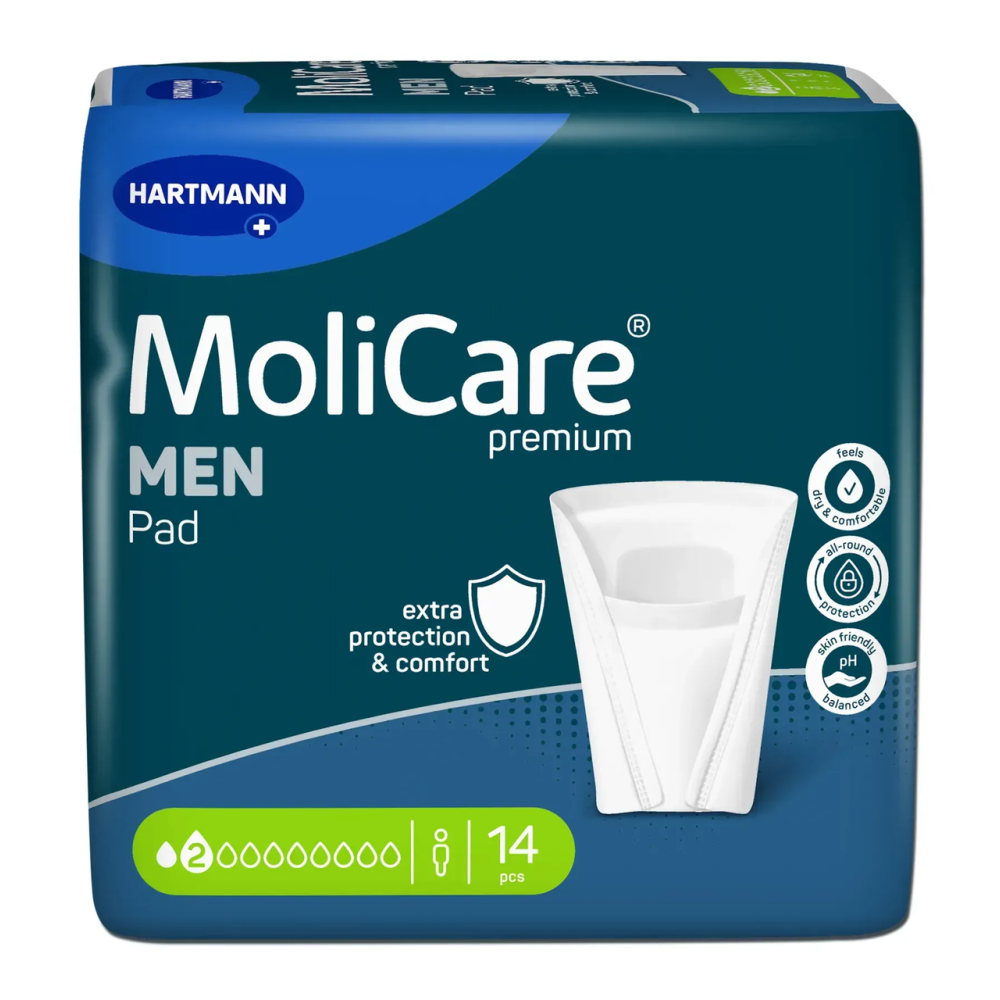 Прокладки урологические для мужчин в форме кармана MoliCare MEN PAD 2 капли (14 шт)
