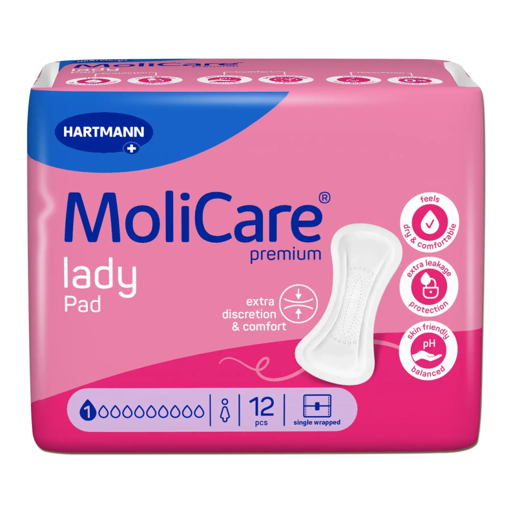 Абсорбирующие прокладки при легком недержании мочи MoliCare Premium lady pad 1 капля (12 шт)
