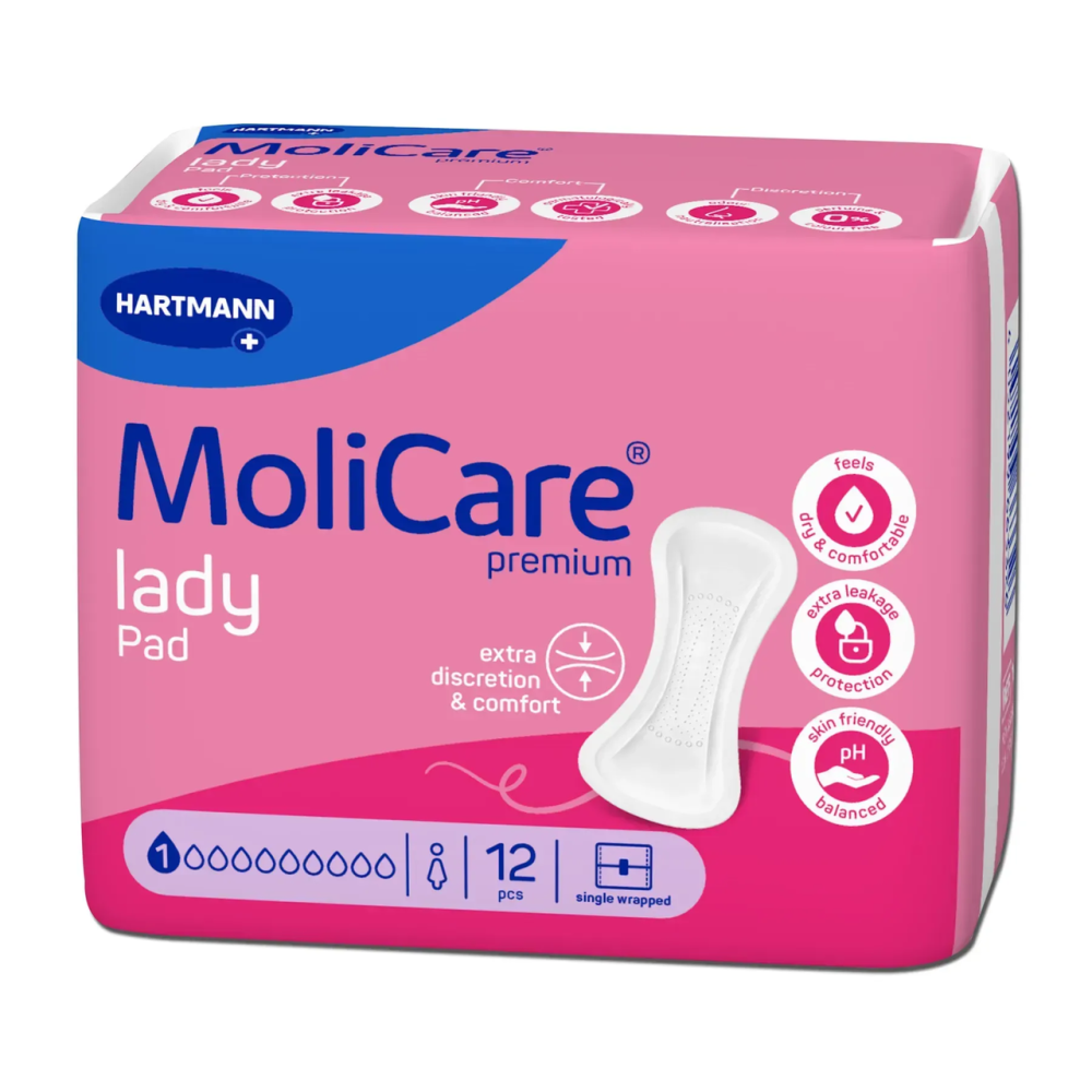Абсорбирующие прокладки при легком недержании мочи MoliCare Premium lady pad 1 капля (12 шт)