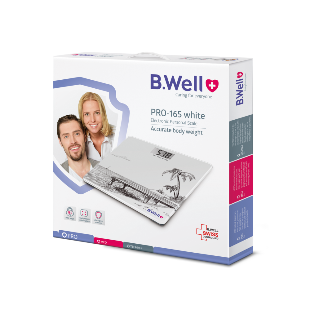 Электронные весы B.Well PRO-165 White