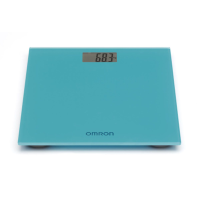 Весы напольные электронные (синий океан) Omron HN-289 Blue