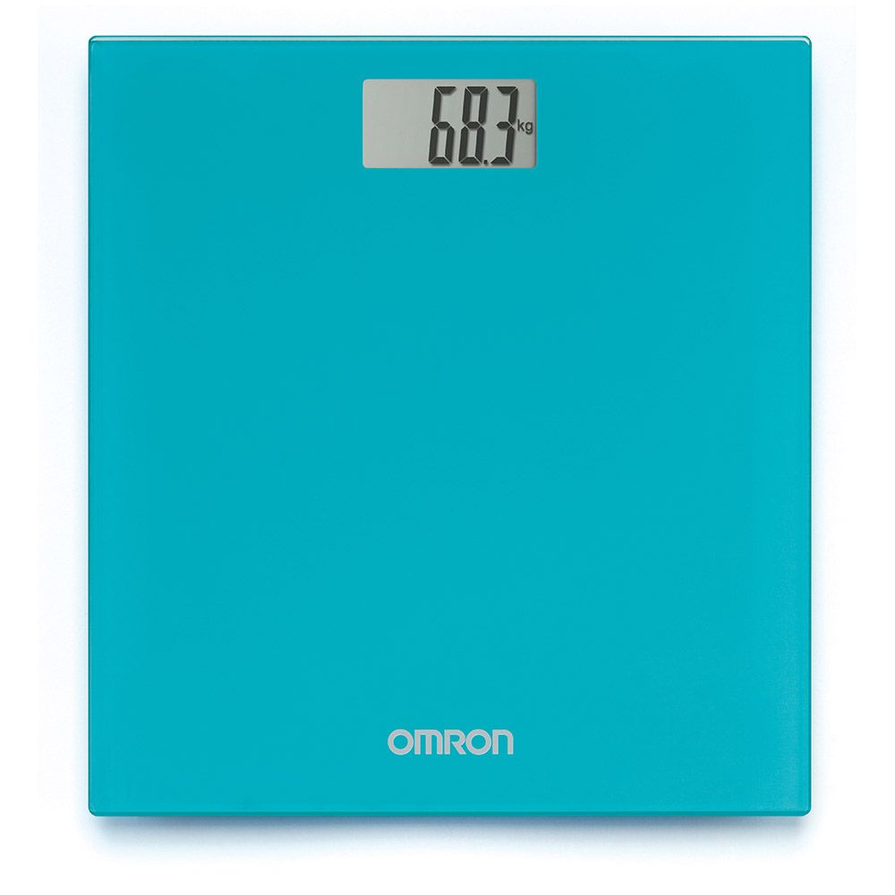 Весы напольные электронные (синий океан) Omron HN-289 Blue