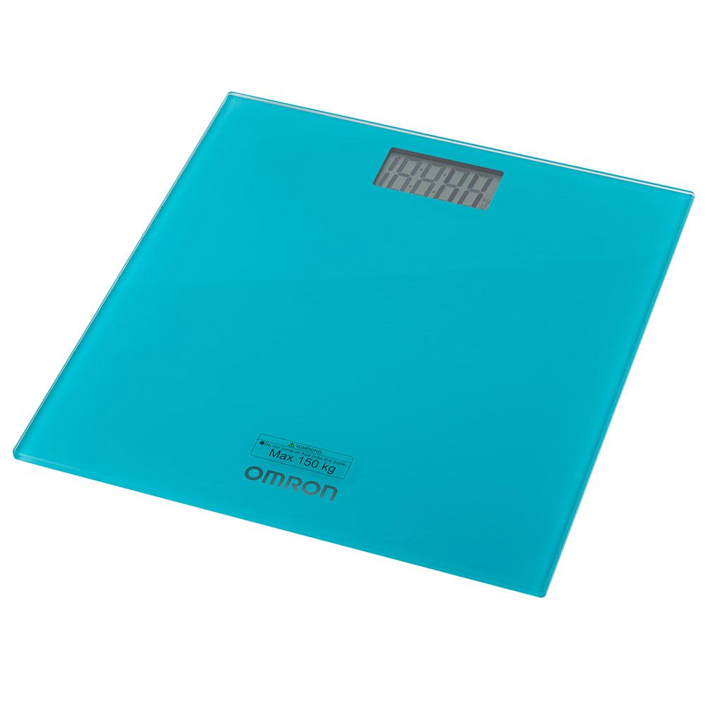 Весы напольные электронные (синий океан) Omron HN-289 Blue