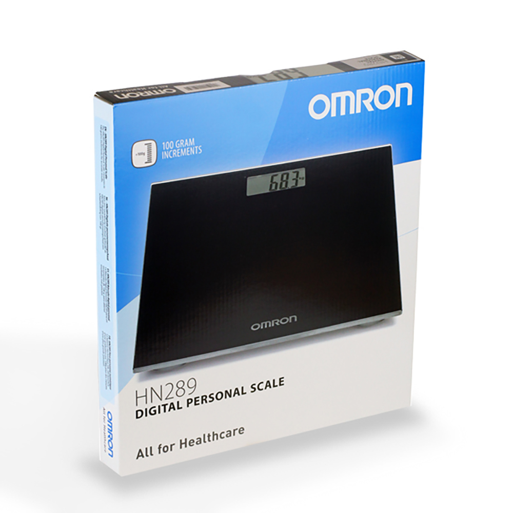 Ваги підлогові електронні (получний чорний) Omron HN-289 Black