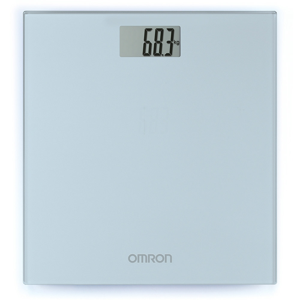 Весы напольные электронные (шелковисто-серый) Omron HN-289 Silver