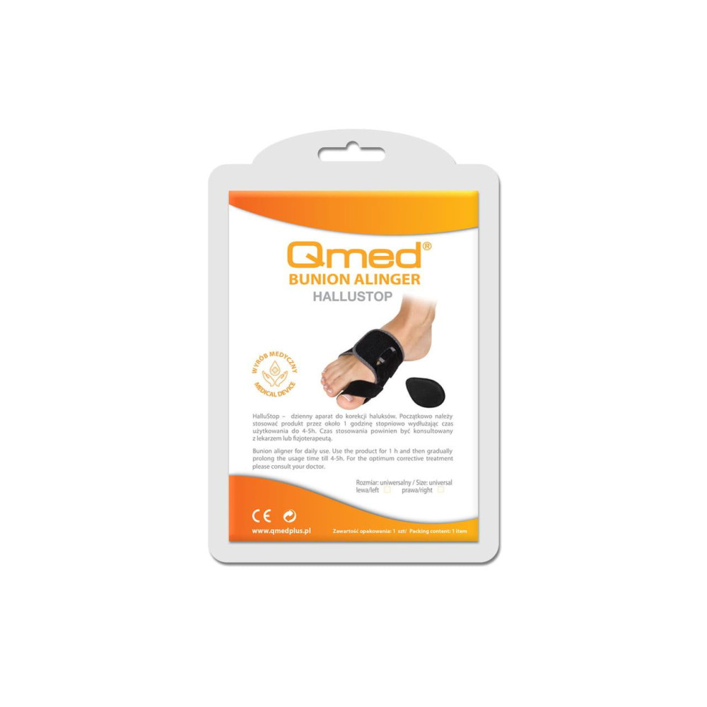 Бандаж для коррекции большого пальца Qmed HalluStop I210