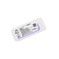 Хирургическая нить Ethicon Викрил (Vicryl) 4/0, длина 45 см, кол. игла 17 мм, W9074