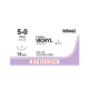 Хірургічна нитка Ethicon Вікріл (Vicryl) 5/0, довжина 75 см, звор-ріж. голка 16 мм, W9442