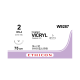Хирургическая нить Ethicon Викрил (Vicryl) 2, длина 75 см, обр-реж. игла 22 мм, W9287