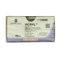 Хірургічна нитка Ethicon Вікріл (Vicryl) 0, 45 см, без голки V906E