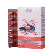 Капсулы Омега 3 форте рыбий жир+мясо криля Vivasan Omega 3 Forte 90 капсул