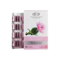 Ультразахист печінки розторопша в капсулах Vivasan Leberschutz Ultra plus Vitamin E 60 шт.