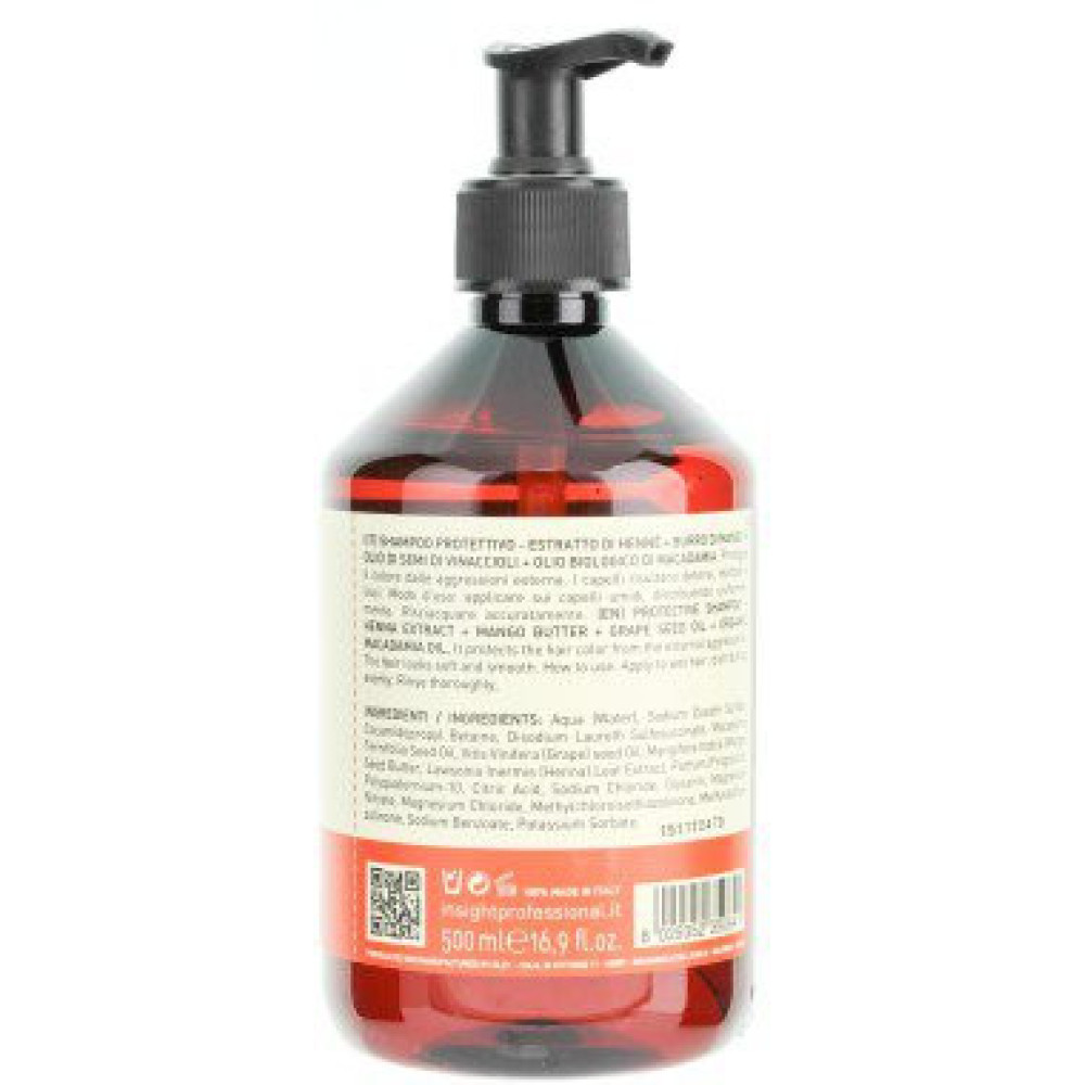 Шампунь для збереження кольору фарбованого волосся Insight Colored Hair Protective Shampoo 400 мл