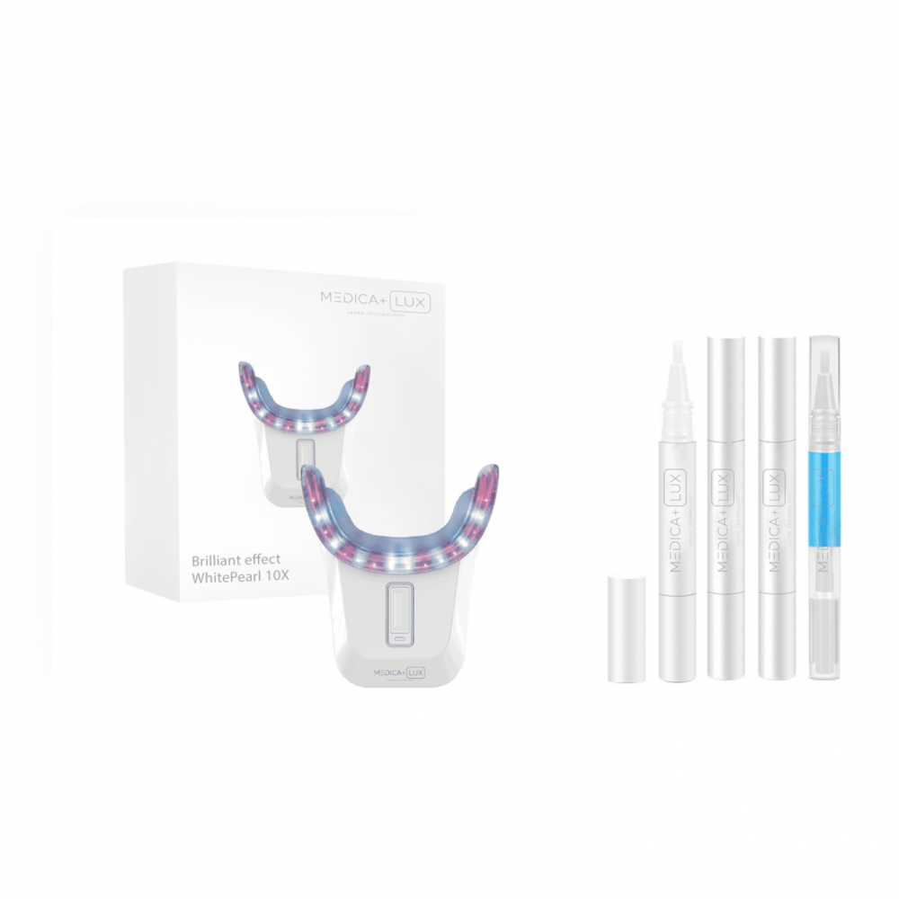 Отбеливающая капа для зубов Medica+WhitePearl 10X