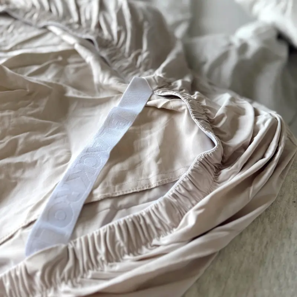 Простирадло на гумці BlackRoll Bed Sheet Premium Comfort 100 x 200 (Бежевий)