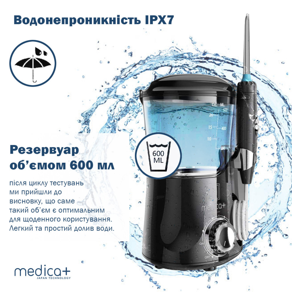Стационарный ирригатор Medica+ Prowater Station 7.0 black