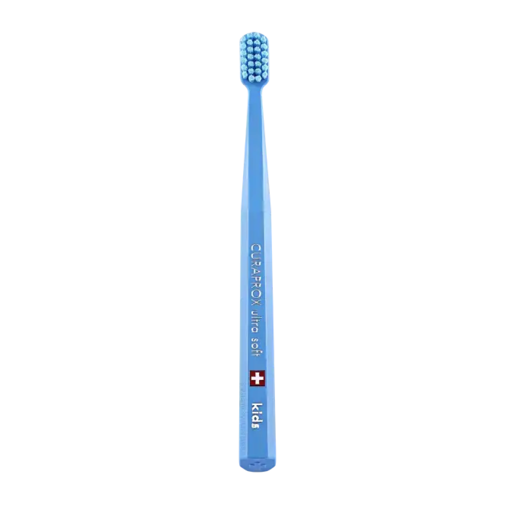 Набор детских зубных щеток, мягкие (4-12 лет) Curaprox kids ultrasoft, d 0,09 мм (3 шт.)