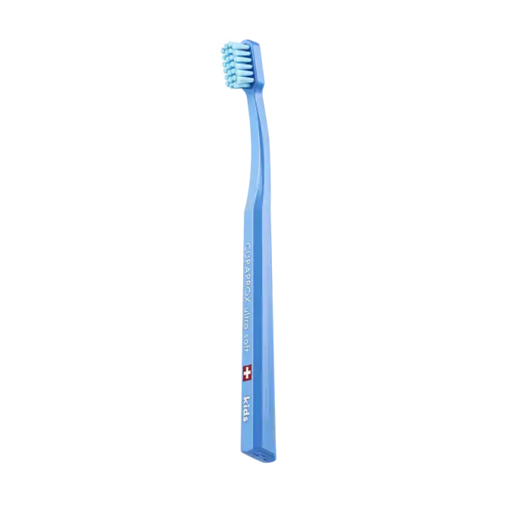 Набор детских зубных щеток, мягкие (4-12 лет) Curaprox kids ultrasoft, d 0,09 мм (3 шт.)