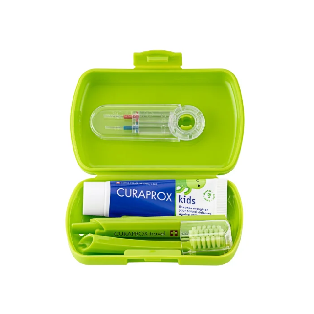 Дорожній набір для дітей Curaprox Kids Green (Зелений)