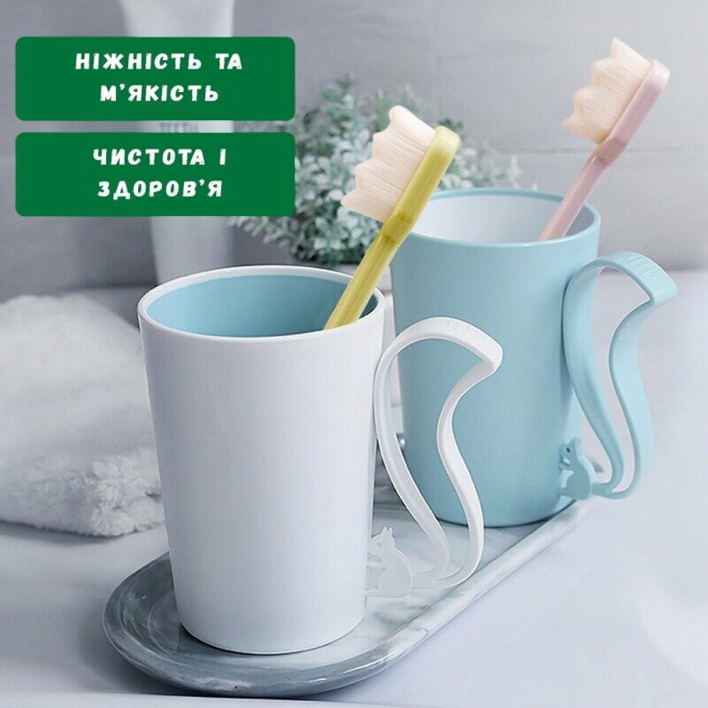 Зубна щітка Ультрам'яка ANRI.E. (Зелений/Білий)