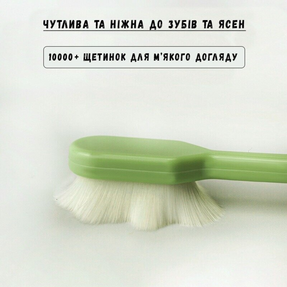 Зубная Щетка Ультрамягкая ANRI.E. (Черный/Белый)