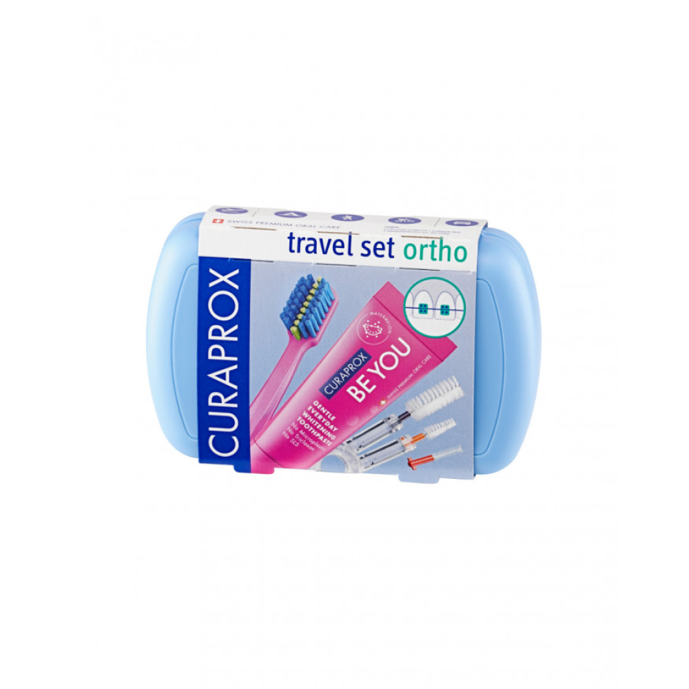 Дорожный набор Curaprox Be You Ortho Blue (Голубой)