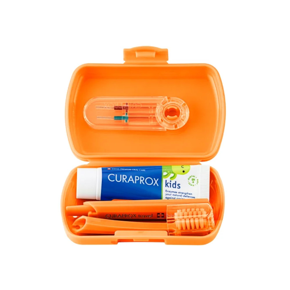 Дорожній набір для дітей Curaprox Kids Orange (Помаранчевий)